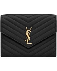 Saint Laurent - Cassandre Matelassé Flap Pouch - Lyst