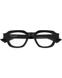 Saint Laurent - Eyewear Square Frame Glasses - Lyst