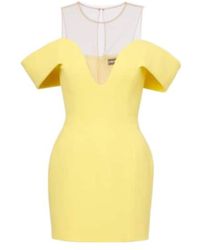 David Koma - Off-Shoulder Wool Crêpe Minidress - Lyst