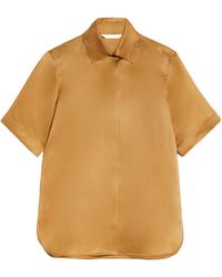 Max Mara - Buttoned Short-Sleeved Shirt - Lyst