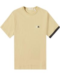 Helmut Lang - Slant Logo Crew Neck T-Shirt - Lyst