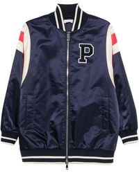 P.A.R.O.S.H. - Logo-Patch Bomber Jacket - Lyst