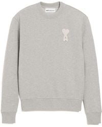 Ami Paris - Ami De Coeur Long Sleeved Sweatshirt - Lyst