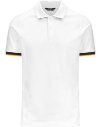 K-Way - Vincent Pique Polo Shirt - Lyst
