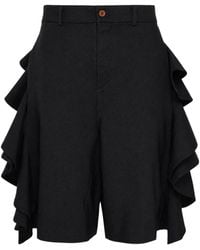 Comme des Garçons - Comme Des Garçons Sculptural Ruffle Shorts - Lyst