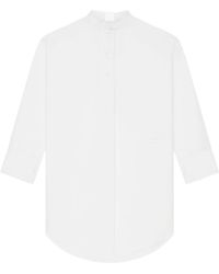 Givenchy - Collared Long-Sleeve Shirt Dress - Lyst