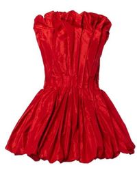 TOVE - Marina Peplum Silk Taffeta Top - Lyst