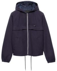 Prada - Zipped Hooded Jacket - Lyst