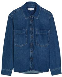 FRAME - The Polished Denim Shirt - Lyst