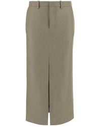 Frankie Shop - Slit Midi Skirt - Lyst