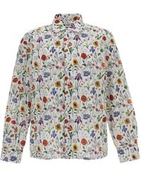 Junya Watanabe - Floral-Printed Buttoned Shirt - Lyst
