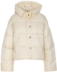 Pinko - Hooded Quilted Coat - Lyst