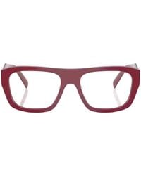 Prada - Eyewear Geometric Frame Glasses - Lyst