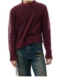 Ann Demeulemeester - Open-Knit Levar Sweater - Lyst