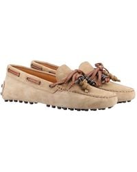Tod's - Bow Driving Flat Shoes - Lyst
