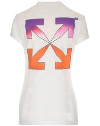 Off-White c/o Virgil Abloh - Gradient-Style Logo T-Shirt - Lyst