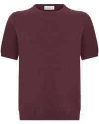 Roberto Collina - Textured Short-Sleeve T-Shirt - Lyst