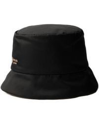 Prada - Reversible Re-Nylon And Camel-Hair Bucket Hat - Lyst