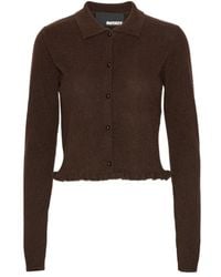ROTATE BIRGER CHRISTENSEN - Ruffled-Hem Cardigan - Lyst
