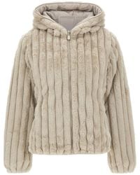 Save The Duck - Zip-Up Hooded Coat - Lyst