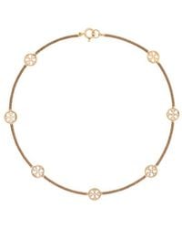 Tory Burch - Miller Pavé Necklace - Lyst