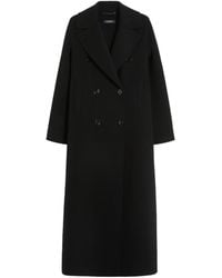 Max Mara - 'S Custodi Double Breasted Coat - Lyst
