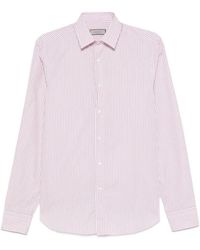 Canali - Striped Cotton Shirt - Lyst
