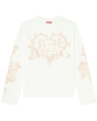 DIESEL - T-Hilary Long-Sleeve T-Shirt - Lyst