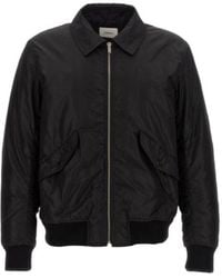Saint Laurent - Zip-Up Bomber Jacket - Lyst