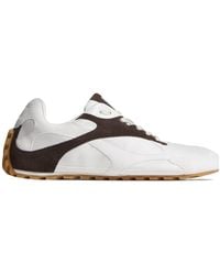 Bottega Veneta - Suede-Panel Orbit Flash Sneakers - Lyst