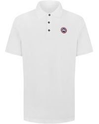 Canada Goose - Logo Crew Neck Polo Shirt - Lyst