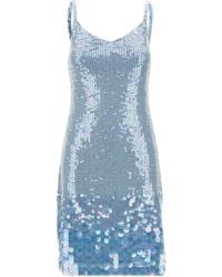 P.A.R.O.S.H. - Iridescent Sequin-Embellished Mini Dress - Lyst