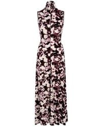 Proenza Schouler - Valentina High-Neck Printed Dress - Lyst