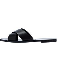 Aeyde - Minimalist Flat Sandals - Lyst