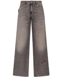 PDF CHANNEL - Pdf Relaxed Wide-Leg Jeans - Lyst