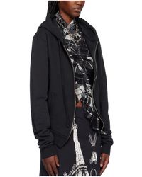 【関税込み】VAQUERA ブラック Giant ジップフーディ Black Giant Zip Hoodie by VAQUERA on Sale