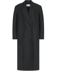 The Row - Hariet Double-Breasted Mid-Length Coat - Lyst