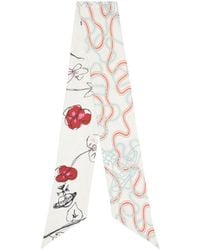 Vivienne Westwood - Reversible Printed Silk Scarf - Lyst