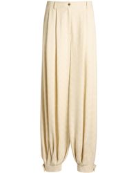 Etro - Pleated Cuffed Trousers - Lyst