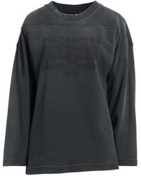 Maison Margiela - Solid-Color Casual Long-Sleeve T-Shirt - Lyst
