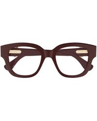 Cartier - Rectangle Frame Glasses - Lyst