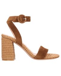 Gianvito Rossi - Luana Ankle-Strap Sandals - Lyst