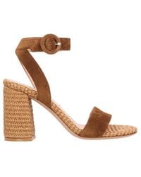 Gianvito Rossi - Luana Ankle-Strap Sandals - Lyst