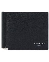 Givenchy - Paris Signature Embossed Money Bill Wallet - Lyst
