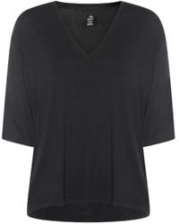 Thom Krom - Short Sleeved V-Neck Blouse - Lyst