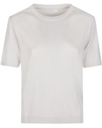 Patrizia Pepe - Plain T-Shirt - Lyst