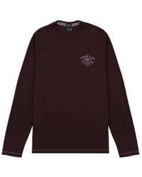 Armani Jeans - Logo Details Long-Sleeved T-Shirt - Lyst