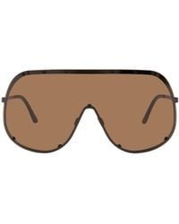 Rick Owens - Shield Frame Sunglasses - Lyst