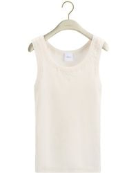 Dior - Médaillon Embroidered Fitted Tank Top - Lyst