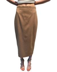 Max Mara - Rear Slit Skirt - Lyst